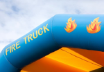 Fire Truck Design Large Size Bouncy Castle - Image 2