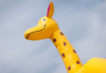 Giraffe Design Large Size Bouncy Castle - Image 3