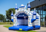 Standard Size Bouncy Castle Camelot Blue Design - Image 2