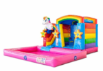 Unicorn Design Water Splash Bouncy Castle