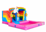 Unicorn Design Water Splash Bouncy Castle - Image 3