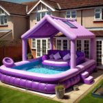 Durable, customizable inflatable pools and pool-houses built from heavy-duty PVC - Image 2