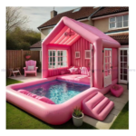 Chic pink inflatable pools and pool-houses - Image 2