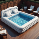 Zippora White Sofa‑Cum‑Bed Inflatable Pool - Image 2
