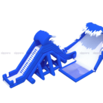Giant Wave Inflatable Water Slide – Hippo Splash Adventure - Image 3