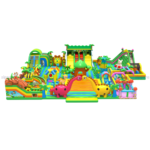 Ultimate Jungle Safari Inflatable Funland - Mega Adventure Playground Complex - Image 3