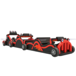 Speed Racer Inflatable Obstacle Course - Race Car Theme Challenge Arena - Image 2