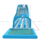 Giant Ocean Wave Water Slide 50M - Triple Lane Mega Slide with Splash Pool - Image 2